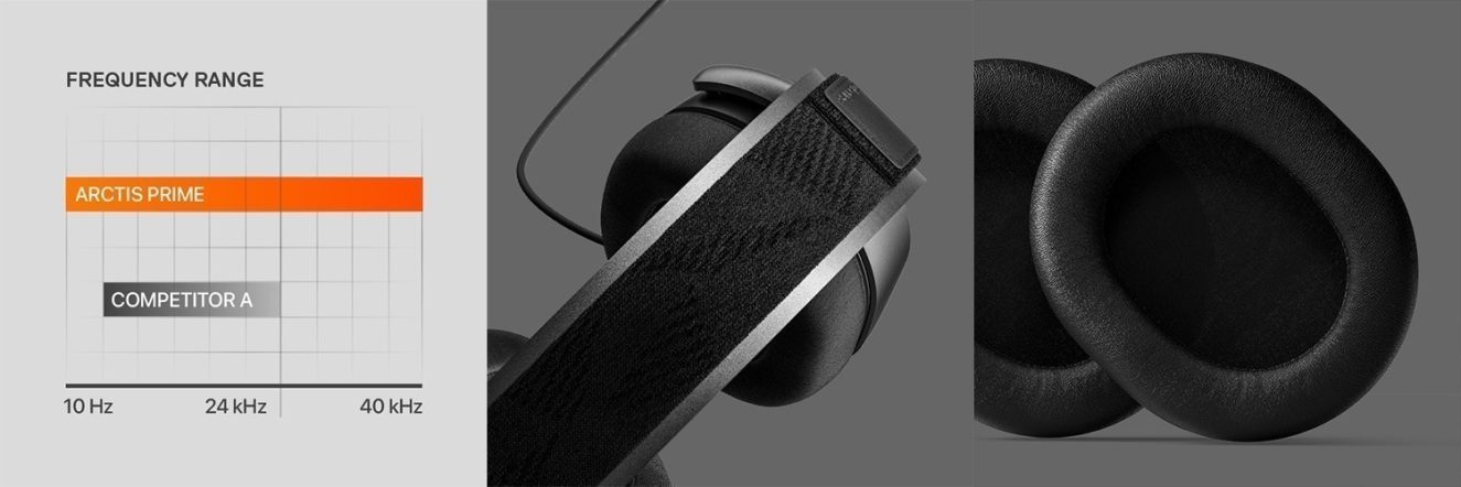 SteelSeries Arctis Prime Stereo Siyah Gaming Kulaklık (SSH61487) h5