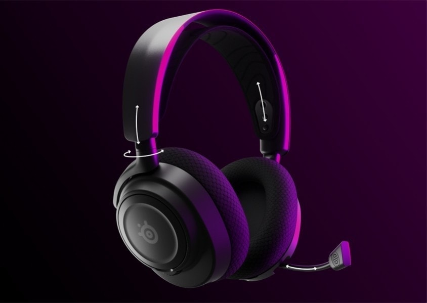 Steelseries Arctis Nova 7 Wireless Bluetooth Stereo Siyah Kablosuz Gaming Kulaklık h9