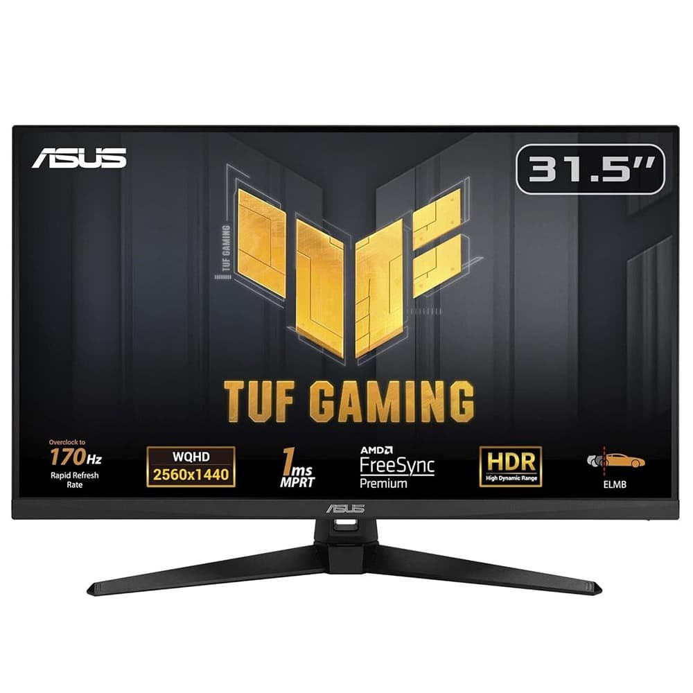 Asus Tuf Vg32aqa1a 31 5 Inc Qhd 170hz Above 144hz 1ms Freesync Gaming Monitor