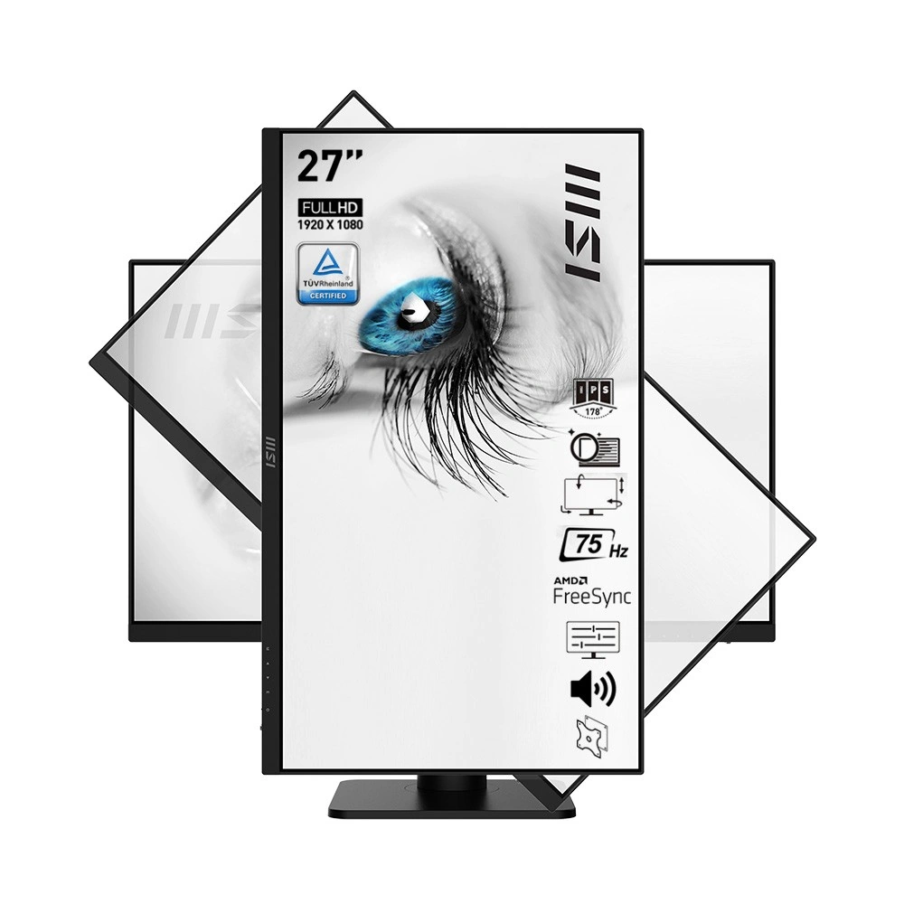 Msi Pro Mp273p 27 Inc Full Hd 75 Hz 5ms Freesync Monitor