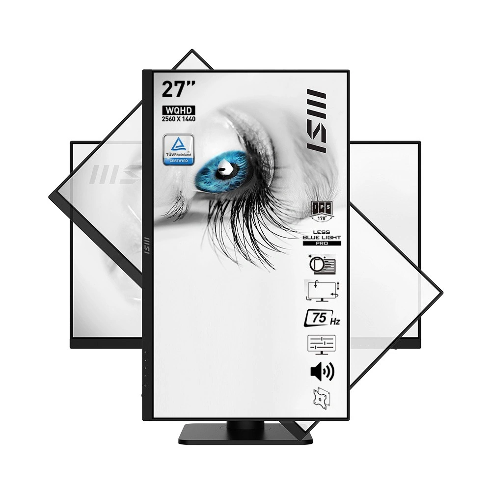 Msi Pro Mp273qp 27 Inc Wqhd 75 Hz 4ms Freesync Monitor