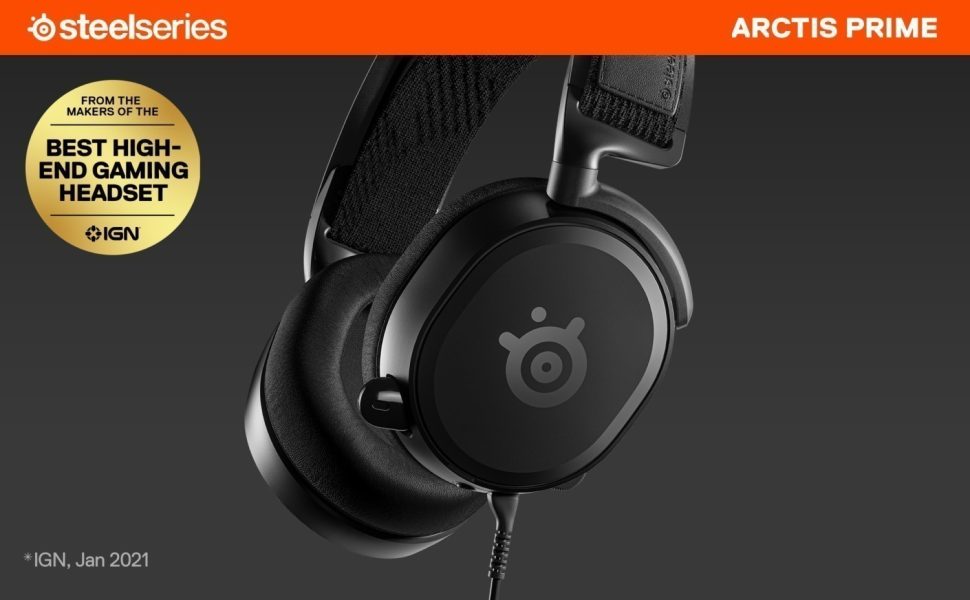 SteelSeries Arctis Prime Stereo Siyah Gaming Kulaklık (SSH61487) h1