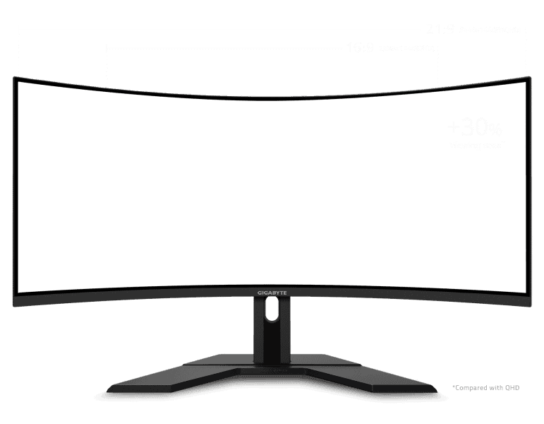 Gigabyte G34WQC 34 inç 1ms 144Hz VA QHD Kavisli RGB Gaming Monitör h2
