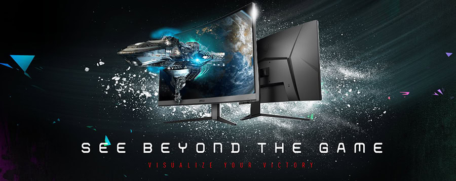 MSI 27 inç OPTIX G27CQ4 165 Hz 1ms WQHD Freesync Curved VA Gaming Monitör h2