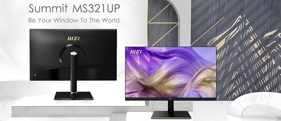 MSI 32 inç SUMMIT MS321UP 60 Hz 4ms IPS UHD Anti-Glare Monitör h2