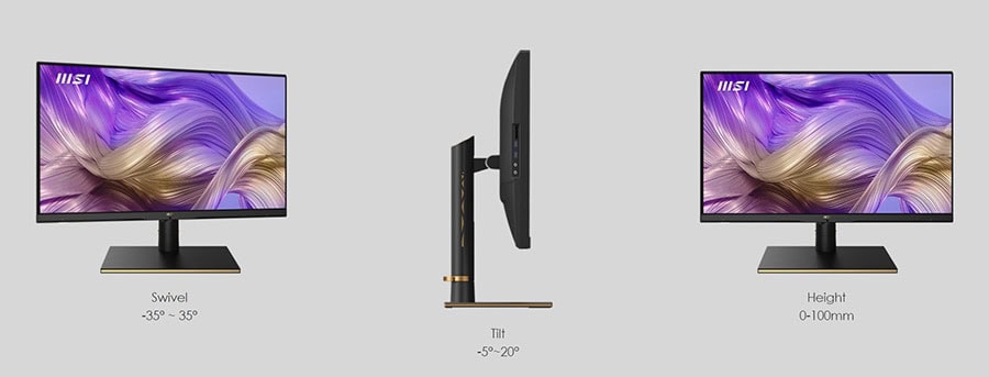 MSI 32 inç SUMMIT MS321UP 60 Hz 4ms IPS UHD Anti-Glare Monitör h23