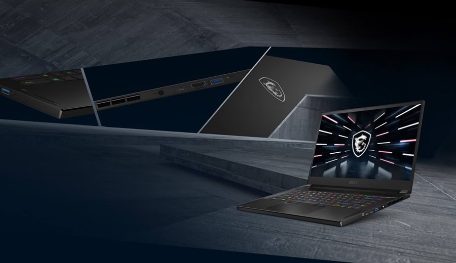 MSI STEALTH GS66 12UGS-016TR Intel Core i7-12700H 32GB DDR5 RTX3070Ti 8GB 1TB SSD 15.6 inç QHD 240Hz W11 Gaming Laptop h3
