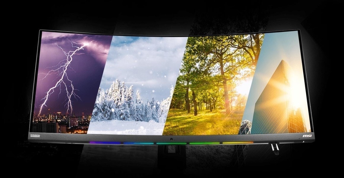 MSI 34 inç OPTIX MPG341CQR 144 Hz 1ms HDR VA UWQHD Freesync Curved Gaming Monitör h18