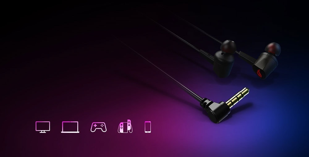 ASUS ROG Cetra II Core Siyah Kulakiçi Kulaklık (90YH02V0-B2UA00) h8