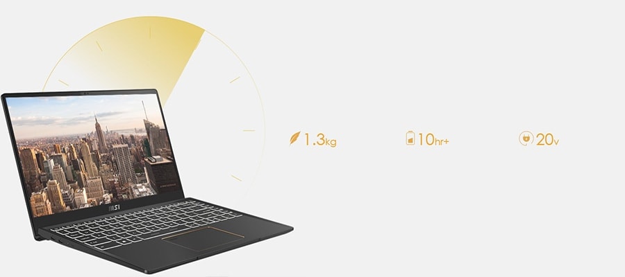 MSI Summit E14 A11SCST-223TR Intel Core i7-1185G7 16GB DDR4 GTX1650Ti GDDR6 4GB 1TB SSS Touch 14 inç Full HD Windows 10 Pro Siyah Laptop h7