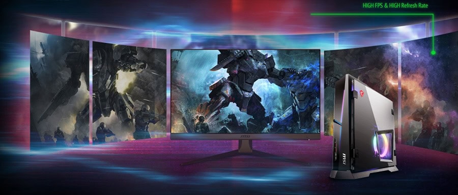 MSI OPTIX G273QF 27 inç 165 Hz 1ms IPS WQHD G-Sync Compatible Gaming Monitör h9