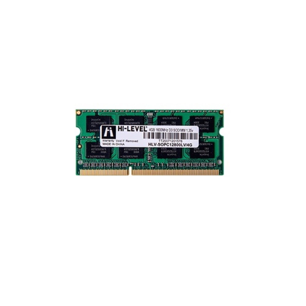 Hi Level Hlv Sopc12800lv 4g 4gb 1600 Mhz Ddr3 Cl11 Laptop Ram