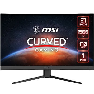 MSI 27 inç OPTIX G27CQ4 165 Hz 1ms WQHD Freesync Curved VA Gaming Monitör h1