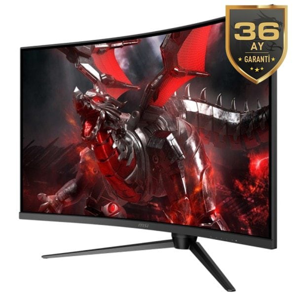 Msi Optix G321cqp 31 5 Inc 165hz 1ms Wqhd Freesync Premium Va Kavisli Gaming Monitor 1