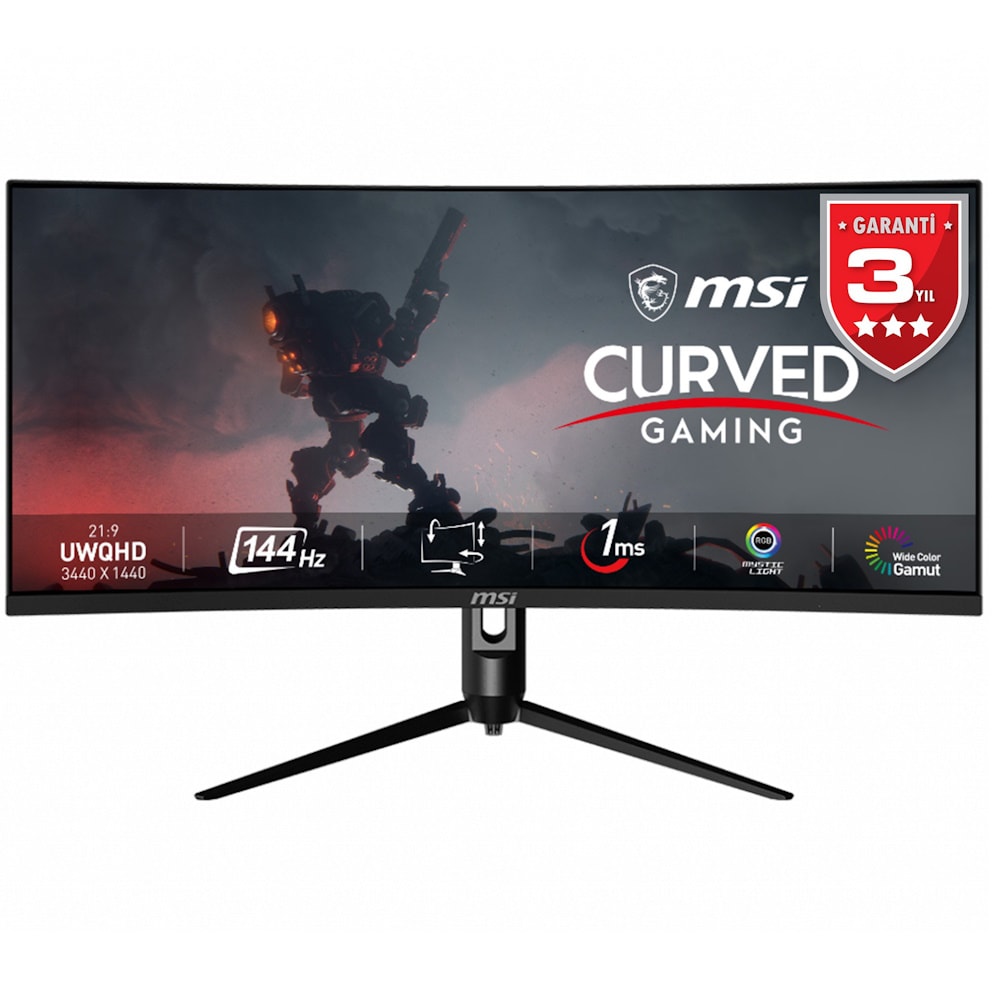 MSI OPTIX MAG342CQR 34 In 144Hz 1ms UWQHD FreeSync HDR Ready VA Curved 