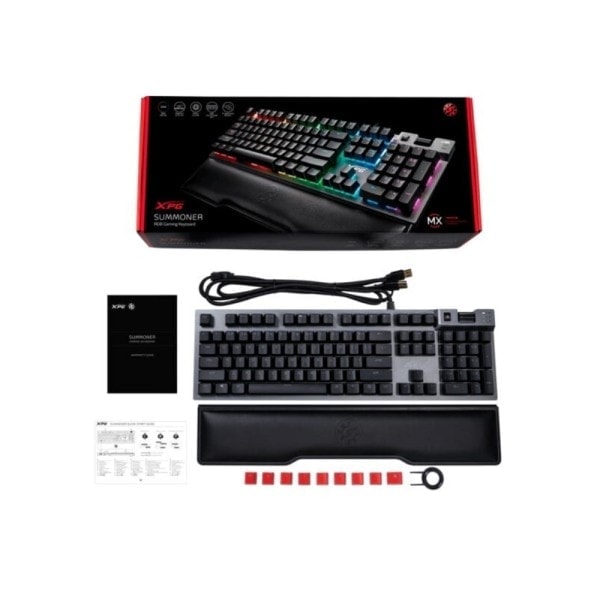 Xpg Summoner Cherry Mx Red Switch Turkce Q Usb Mekanik Kablolu Gaming Klavye Summoner5a Bkctr 2