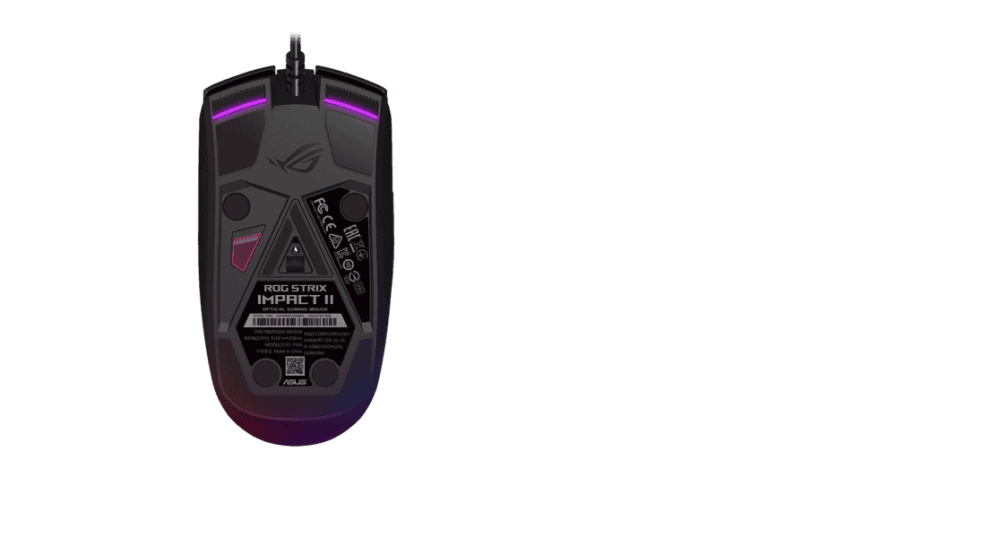 ASUS ROG STRIX Impact II RGB Beyaz Gaming Mouse h8