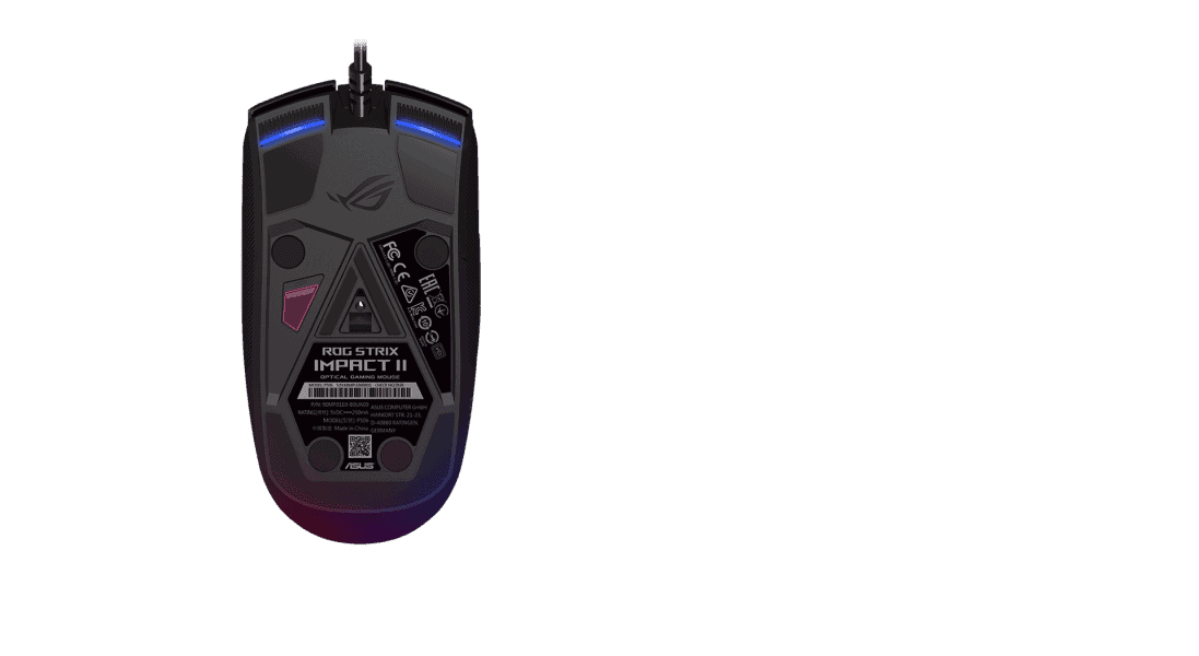 ASUS ROG STRIX Impact II RGB Beyaz Gaming Mouse 9