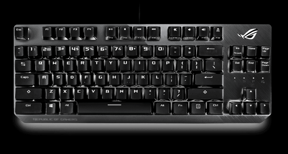 ASUS ROG STRIX SCOPE TKL ROG NX Red Beyaz RGB Mekanik Gaming Klavye h13