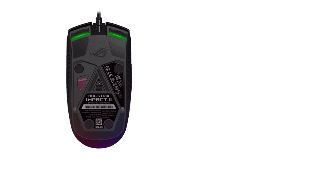 ASUS ROG STRIX Impact II RGB Beyaz Gaming Mouse h10
