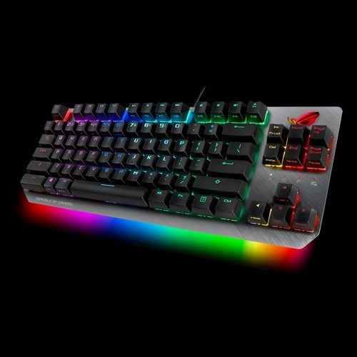 ASUS ROG STRIX SCOPE TKL ROG NX Red Beyaz RGB Mekanik Gaming Klavye h1
