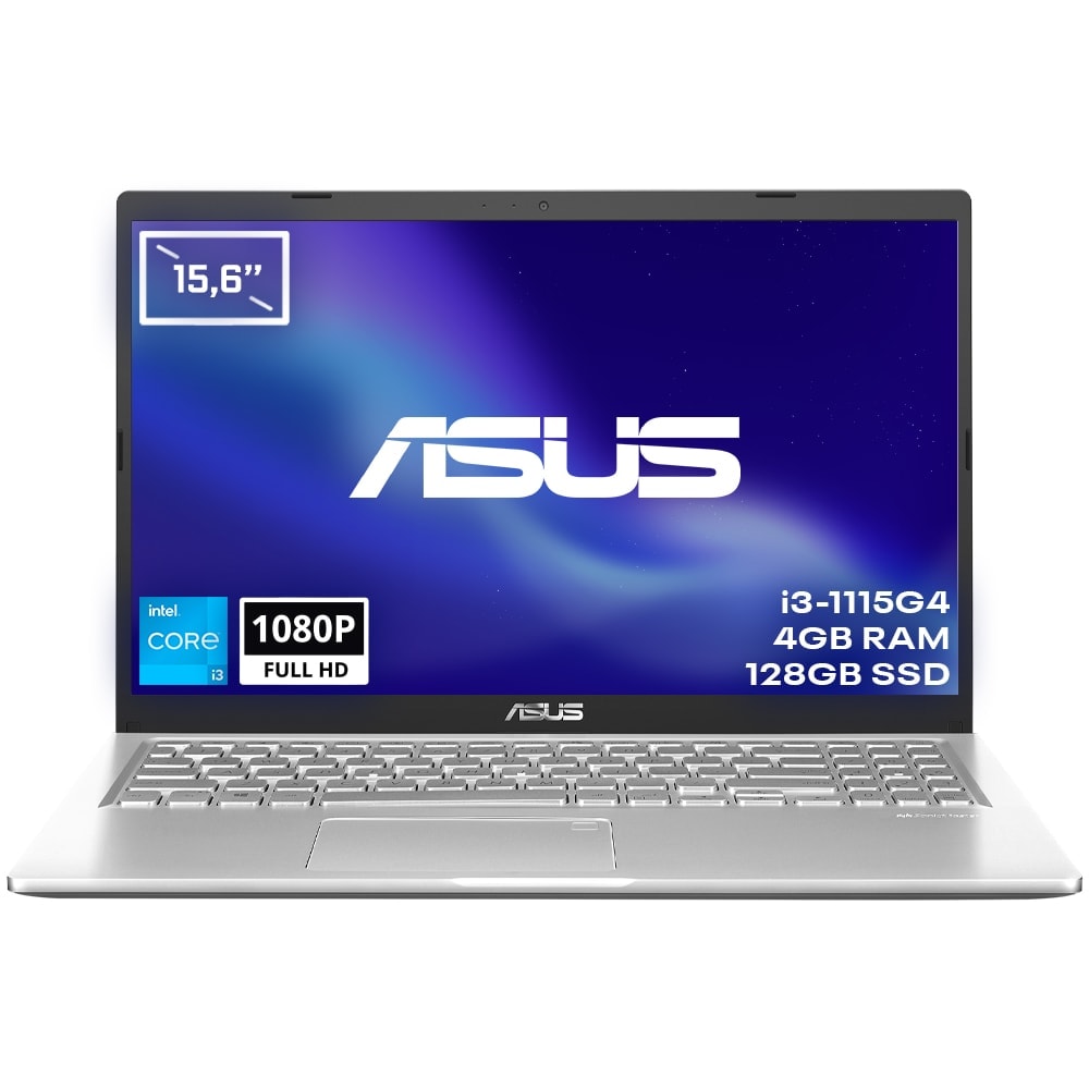 Asus X515ea Bq967 Intel Core I3 1115g4 4gb 128gb Ssd 15 6 Inc Full Hd Freedos Laptop