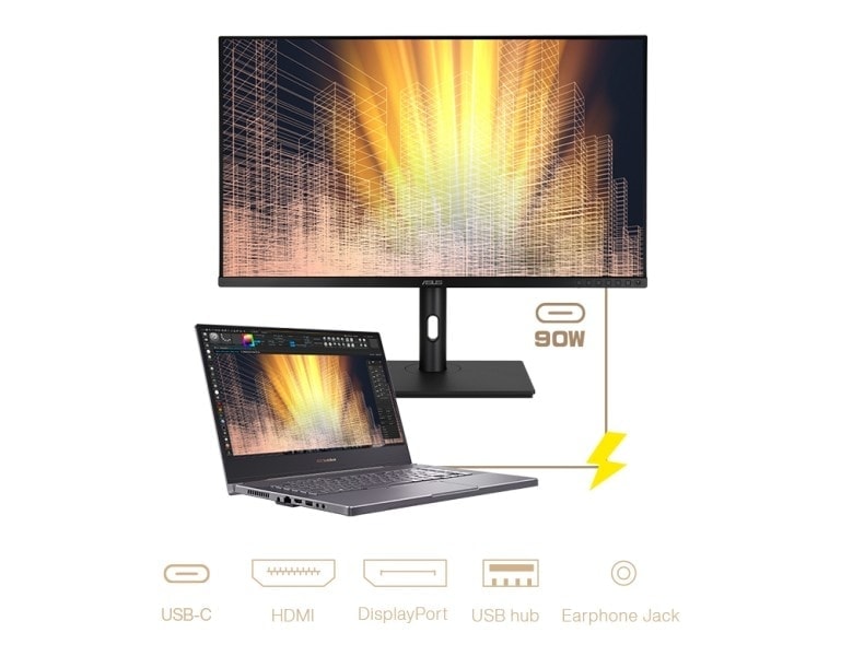 ASUS ProArt PA329CV 32 inç 60Hz 5ms 4K UHD IPS Pivot Monitör H15