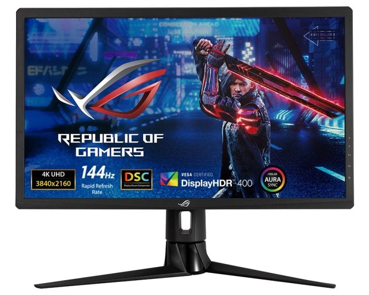 ROG Strix XG27UQR ASUS ROG STRIX 27 inç XG27UQR 144Hz 1ms 2xHDMI DP HDR10 DSC IPS UHD Gaming Monitor h2