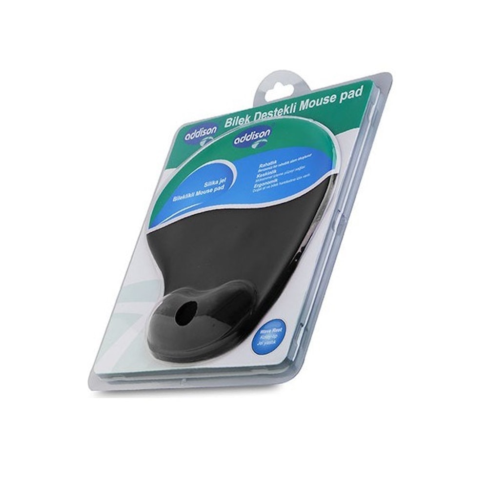 Addison 300152 Siyah Bilek Destekli Mouse Pad