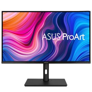 ASUS ProArt PA329CV 32 inç 4K UHD IPS monitör, profesyonel tasarım ve yüksek renk doğruluğu ile ofis ve grafik tasarım için ideal.
