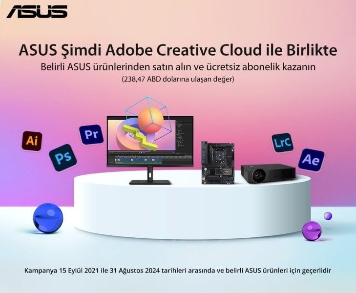 ASUS ŞİMDİ ADOBE CREATIVE CLOUD İLE BİRLİKTE ASUS ROG STRIX 27 inç XG27UQR 144Hz 1ms 2xHDMI DP HDR10 DSC IPS UHD Gaming Monitor h1