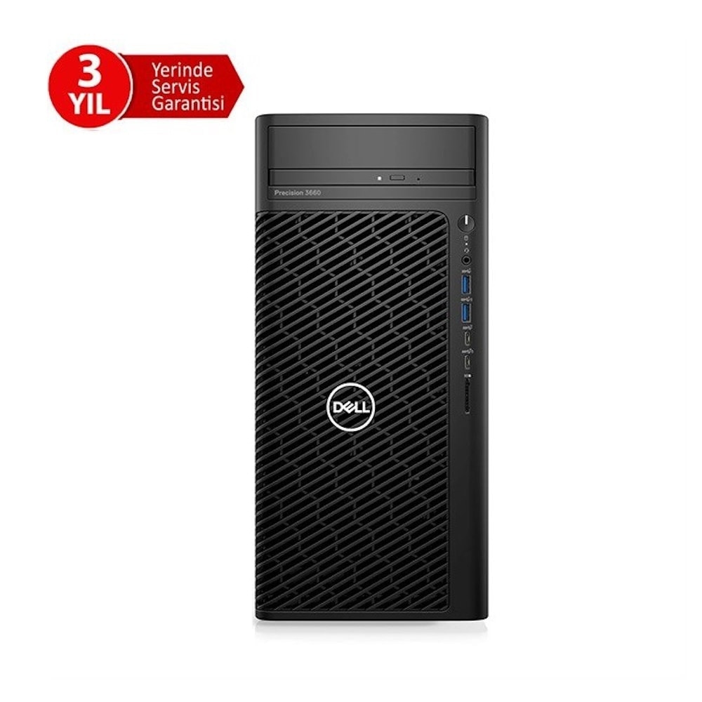 Dell T3660 Intel Core I7 12700 16gb 256gb Ssd Quadro T1000 Windows 10 Pro Masaustu Bilgisayar