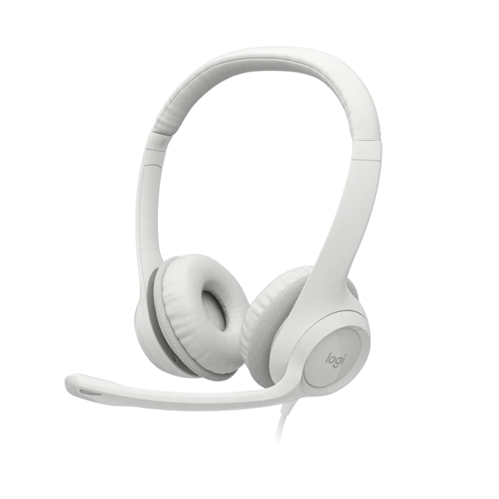 Logitech H390 Mikrofonlu Kablolu Kulaklik Beyaz 981 001286