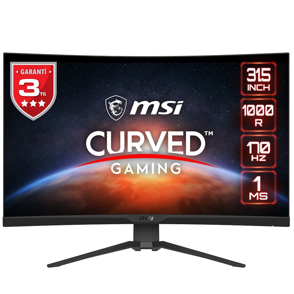 Msi G322cqp 31 5 Inc 170hz 1ms Curved Wqhd Freesync Gaming Monitor