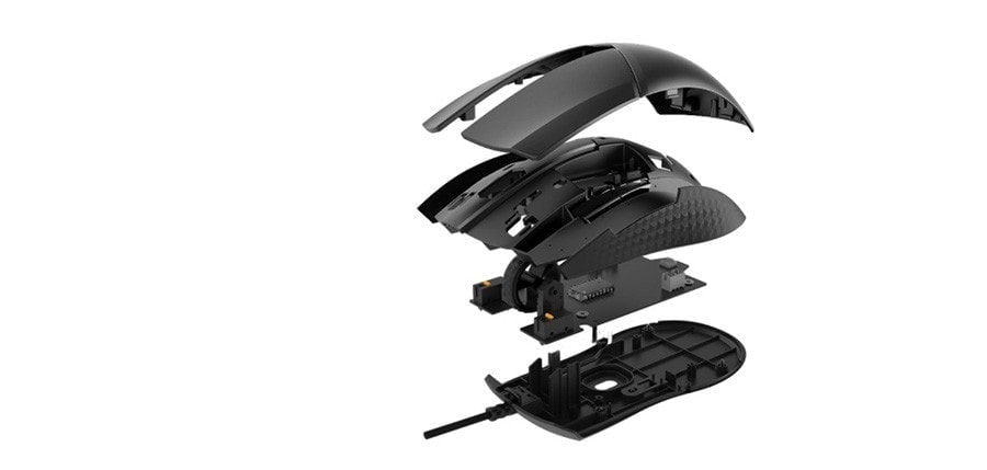 MSI CLUTCH GM41 LIGHTWEIGHT V2 16000DPI 6 Tuş RGB Optik Kablolu Gaming Mouse h4