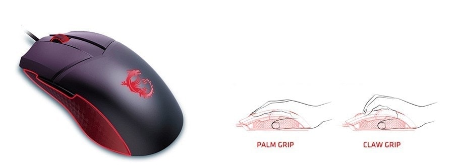 MSI CLUTCH GM41 LIGHTWEIGHT V2 16000DPI 6 Tuş RGB Optik Kablolu Gaming Mouse h5
