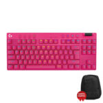 Logitech G PRO X TKL LIGHTSPEED Kablosuz RGB İngilizce Tactile Gaming Klavyesi - Magenta (920-012159)