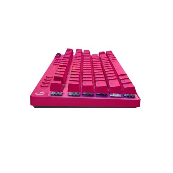 Logitech g pro x tkl lightspeed kablosuz rgb ingilizce tactile oyuncu klavyesi magenta 920 012159 2