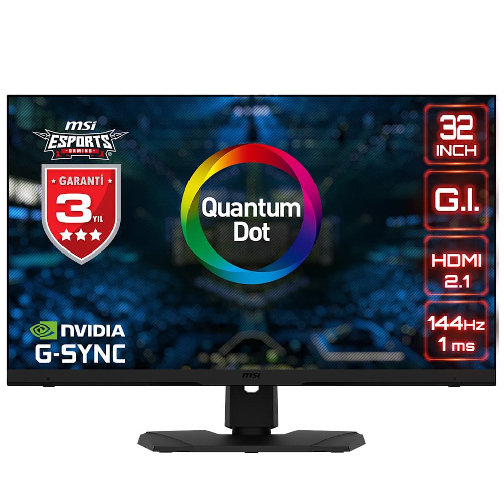 Msi Optix Mpg321ur Qd 32 Inc 144hz 1ms Uhd G Sync Ips Gaming Monitor
