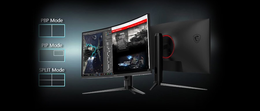 MSI G271CQP E2 27 inç 170Hz 1Ms VA Curved Freesync WQHD Gaming Monitör