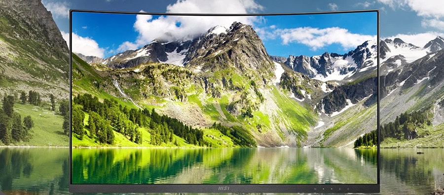 MSI 27 inç MODERN MD271CPW CURVED 1500R VA 75Hz 4ms FHD Anti Glare Monitör h12