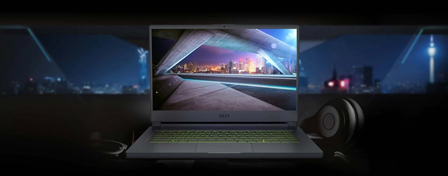 MSI DELTA 15 A5EFK-096TR Ryzen 9 5900HX 32GB 1TB SSD 10GB RX 6700M 15.6 FHD 240Hz Windows 10 Laptop