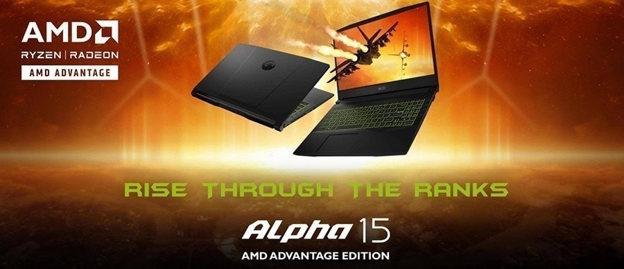 MSI ALPHA 15 B5EEK-212XTR / Ryzen 7 5800H / 16GB Ram / 1TB SSD / 8GB RX 6600M / Laptop h2