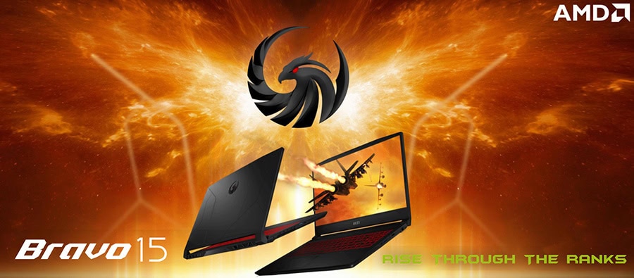 MSI BRAVO 15 B5DD-208XTR R5-5600H 8GB DDR4 RX5500M GDDR6 4GB 512GB SSD 15.6 FHD 144Hz FreeDos Laptop