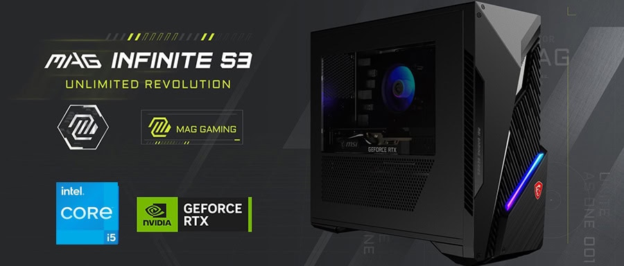 MSI MAG INFINITE S3 13NUC5-1090TR Intel Core i5-13400F 16GB DDR5 1TB SSD RTX4060 8GB Freedos Masaüstü Bilgisayar