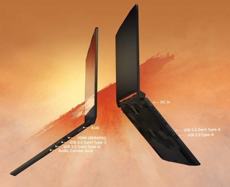 MSI 15.6'' KATANA GF66 11UE-814XTR i7-11800H 16GB DDR4 RTX3060 GDDR6 6GB 512GB SSD 144Hz Gaming Laptop h24