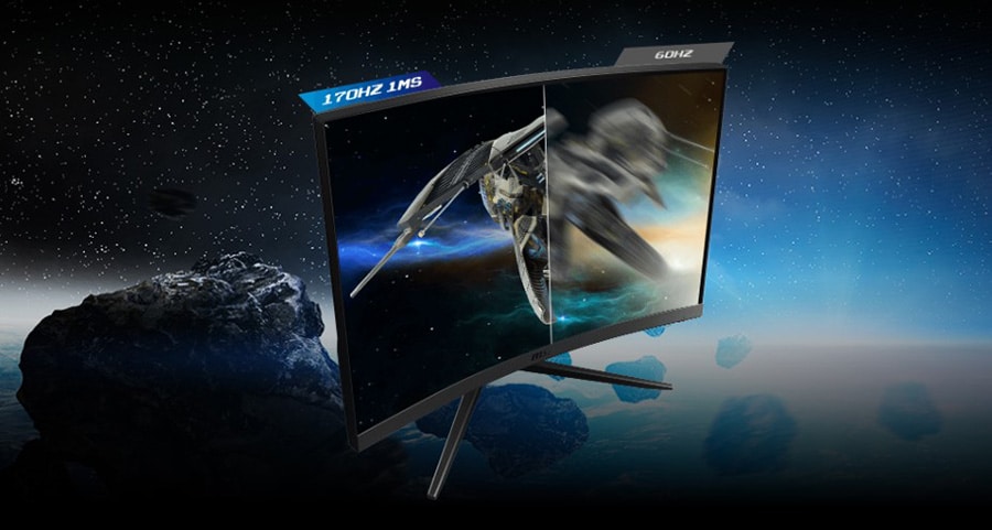 MSI G27C5 E2 27 inç 170Hz 1Ms Curved Adaptive Sync Full HD VA Gaming Monitör h3