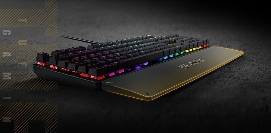ASUS TUF Gaming K3 Red Switch RGB Türkçe Kablolu Türkçe Mekanik Gaming Klavye h4