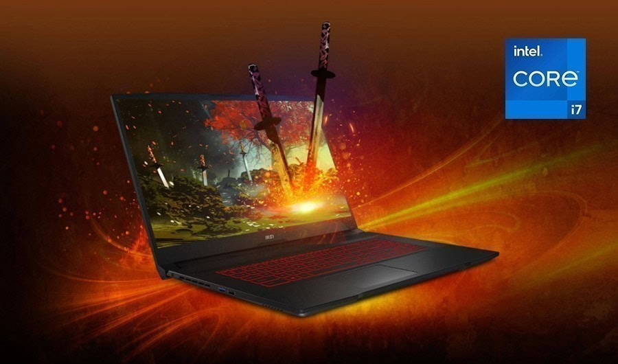 MSI 17.3” KATANA GF76 12UD-218TR I7-12700H 16GB DDR4 RTX3050Ti GDDR6 4GB 512GB SSD 144Hz Gaming Laptop h6