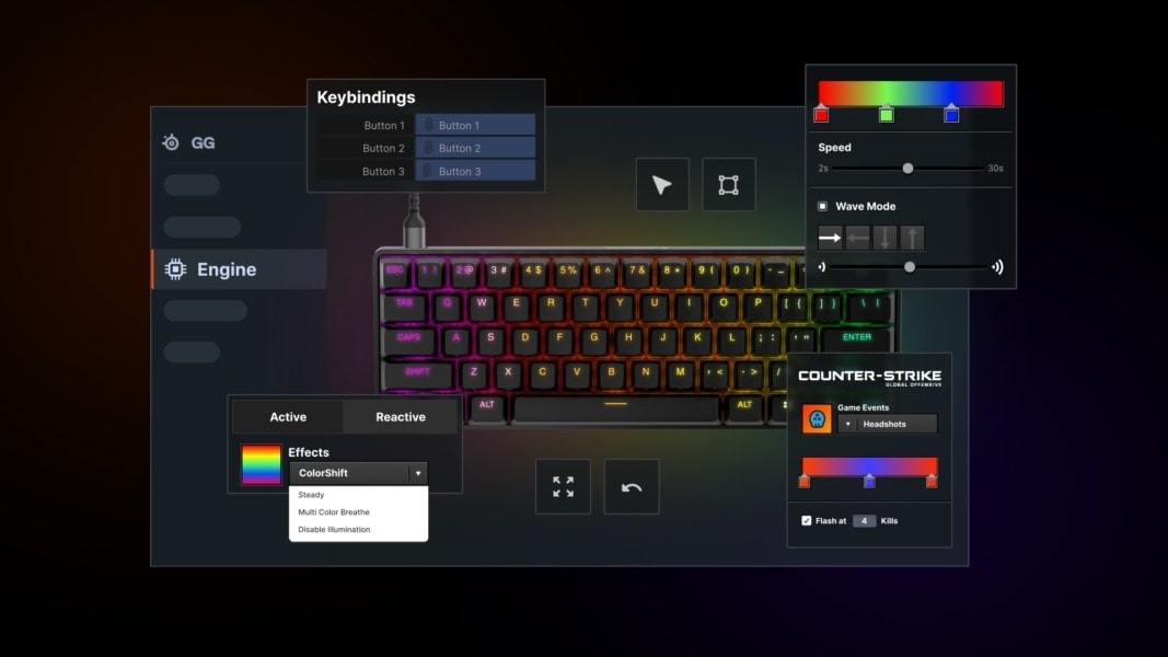 SteelSeries Apex Pro Mini İngilizce RGB Mekanik Kablolu Gaming Klavye (SSK64821) h6